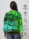 Женский свитшот / Кислотные разводы краски