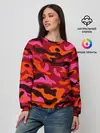 Женский свитшот / CAMOUFLAGE RED