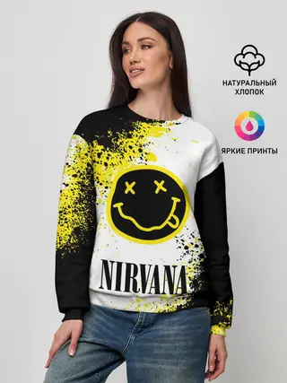 Женский свитшот / NIRVANA