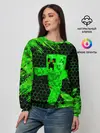 Женский свитшот / MINECRAFT CREEPER