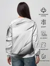 Женский свитшот / GEOMETRY STRIPES WHITE