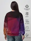 Женский свитшот / Полигональный фон