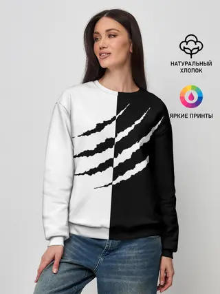 Женский свитшот / След зверя