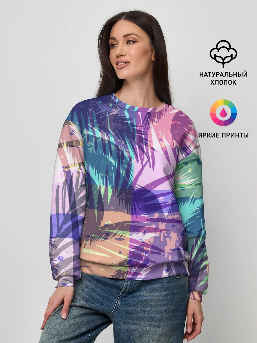 Женский свитшот / Тропики