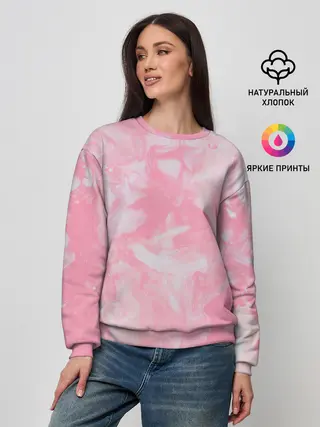Женский свитшот / Розовая Богемия