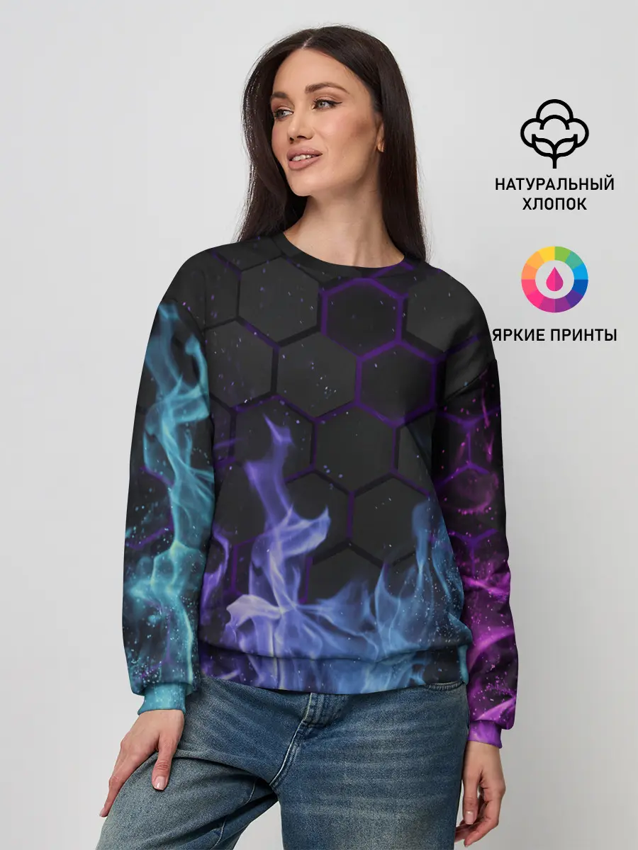 Женский свитшот / Fire