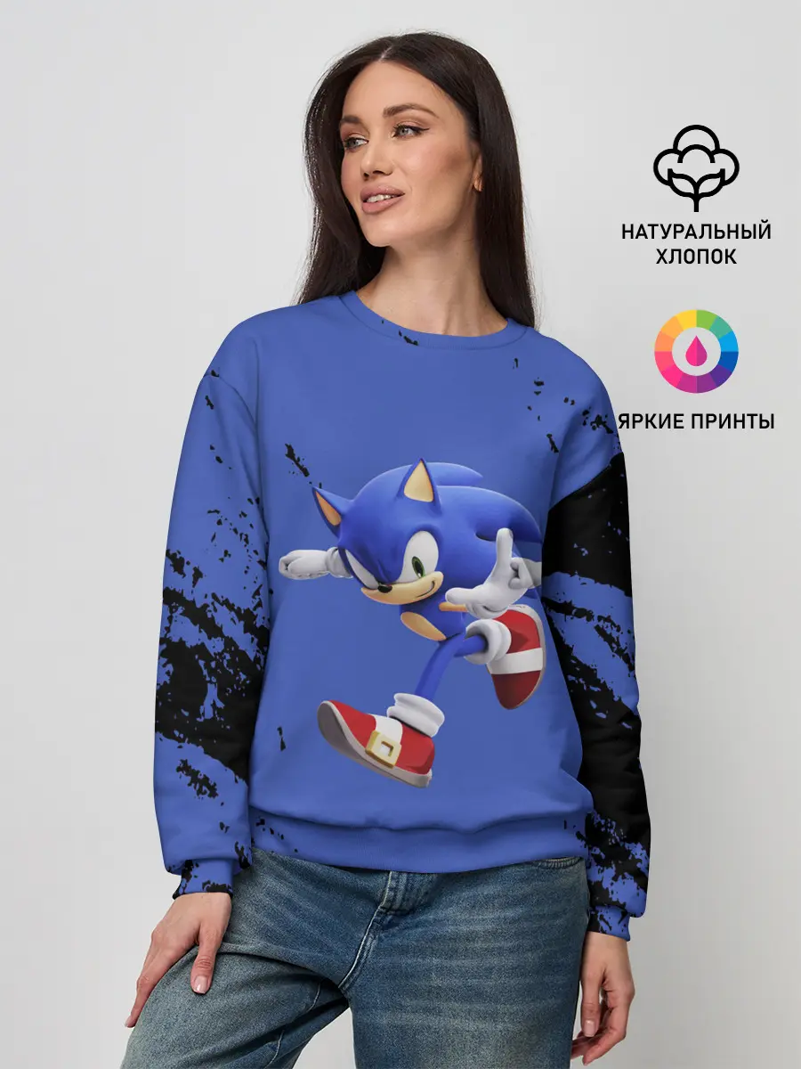 Женский свитшот / sonic