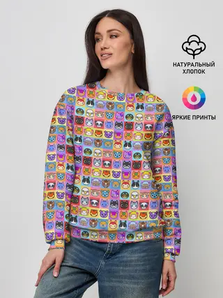 Женский свитшот / ANIMAL CROSSING