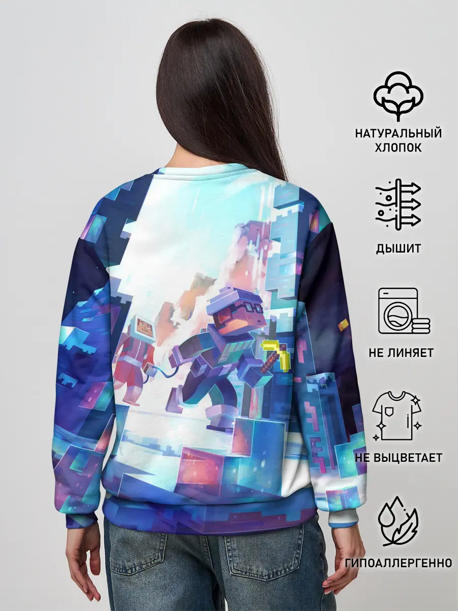 Женский свитшот / Майнкрафт
