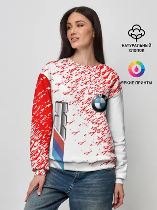Женский свитшот / bmw