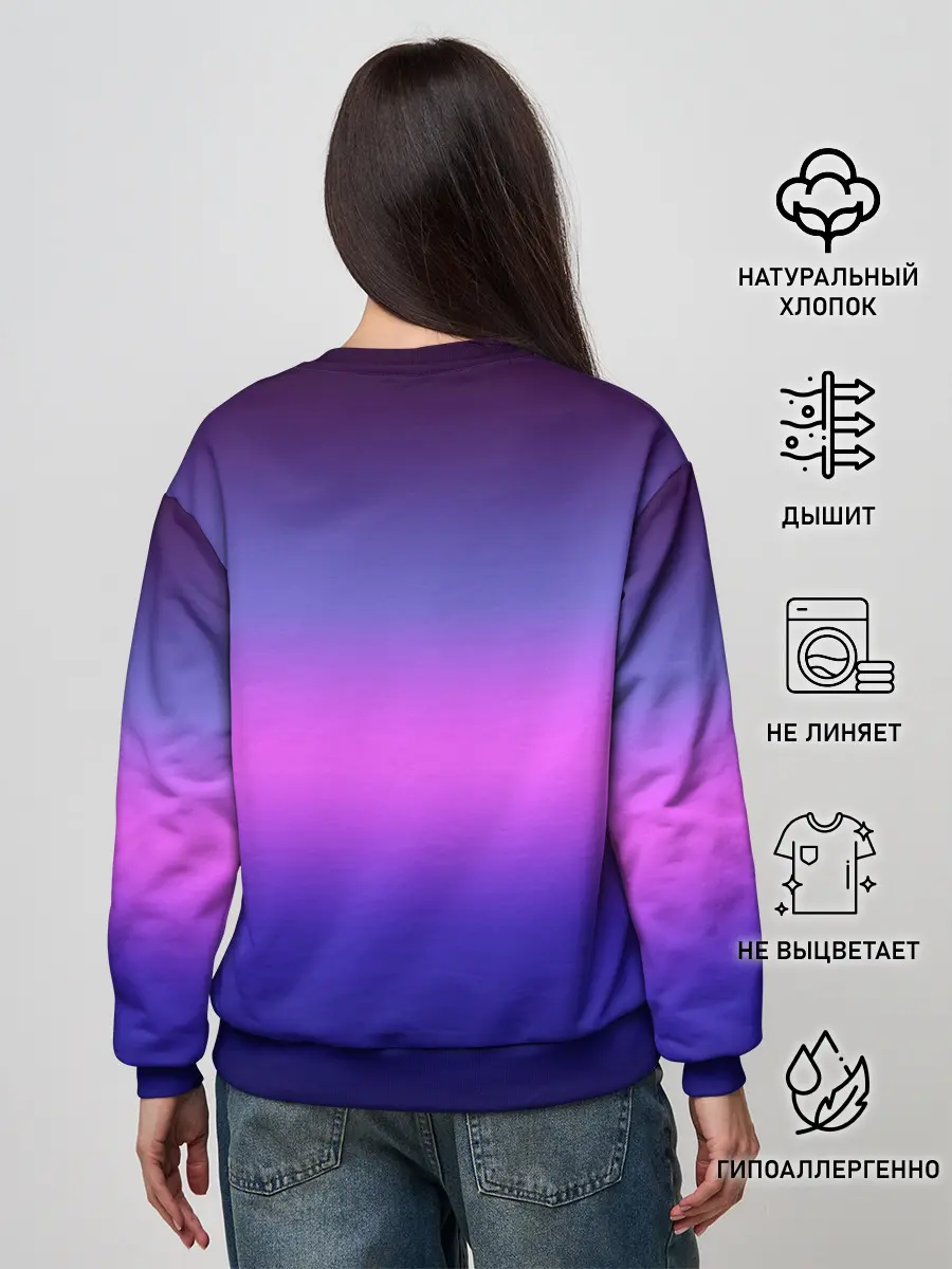 Женский свитшот / Единорог