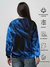 Женский свитшот / BLUE FIRE FLAME