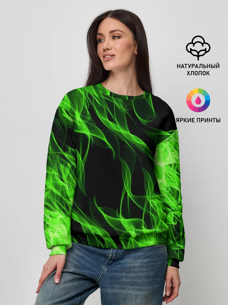 Женский свитшот / TOXIC FLAME