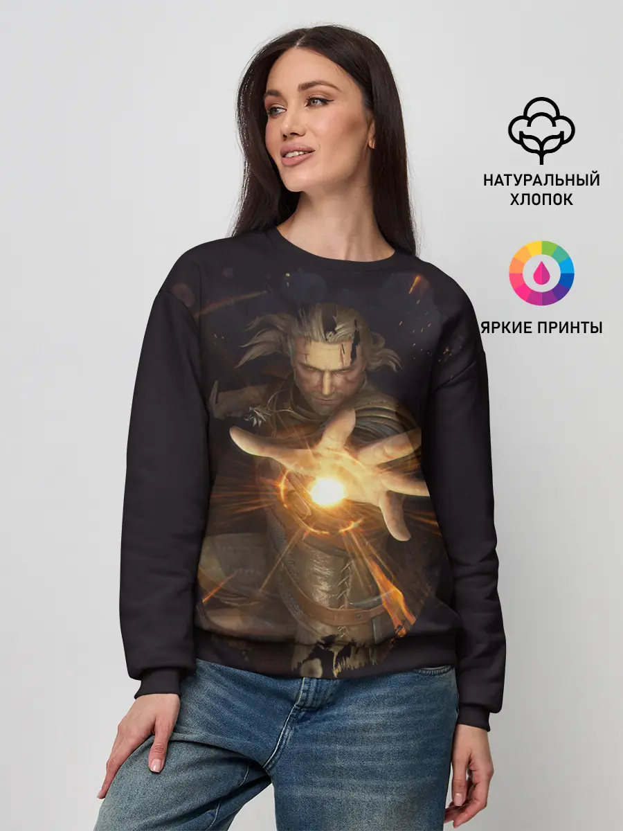 Женский свитшот / Ведьмак