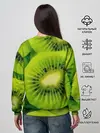 Женский свитшот / Зеленый киви