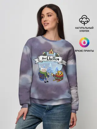 Женский свитшот / Фин и Джейк