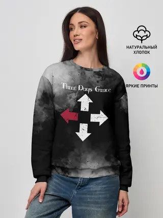 Женский свитшот / Three Days Grace