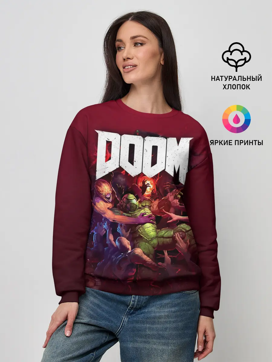Женский свитшот / Doom