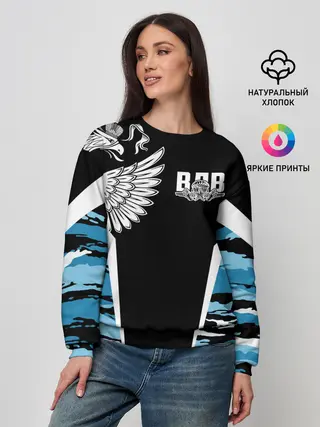 Женский свитшот / Камуфляж ВДВ