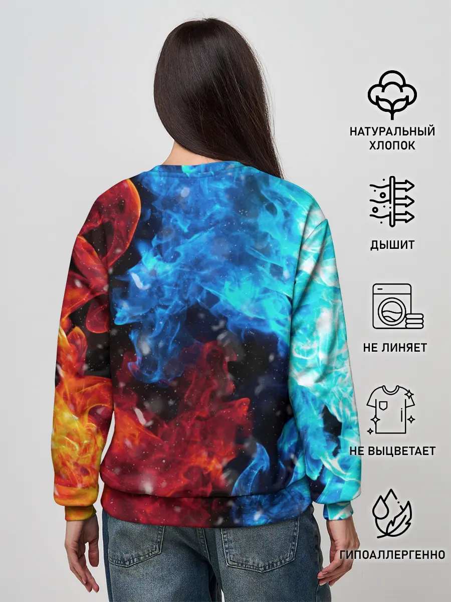 Женский свитшот / Minecraft / Майнкрафт