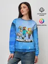 Женский свитшот / Minecraft / Майнкрафт