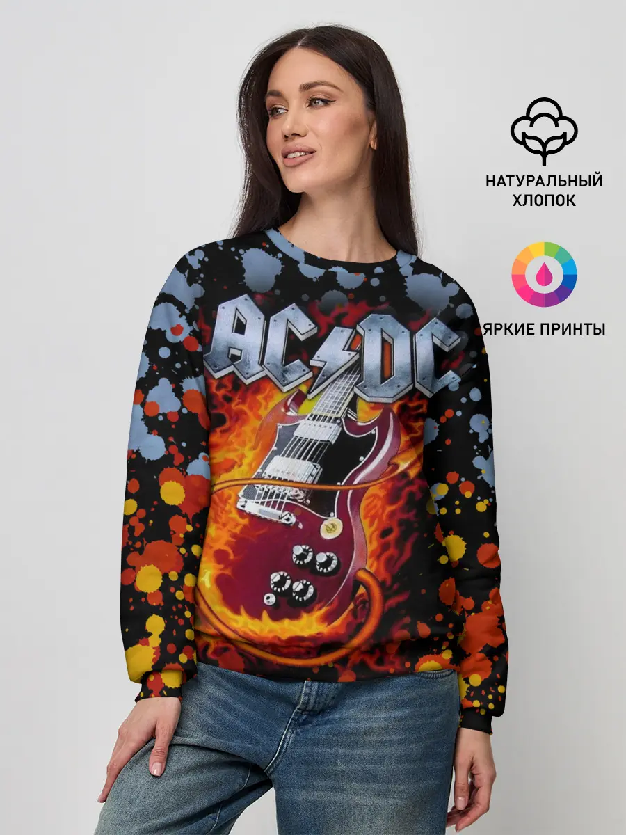 Женский свитшот / AC/DC