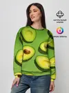 Женский свитшот / АВАКАДО ПАТТЕРН.