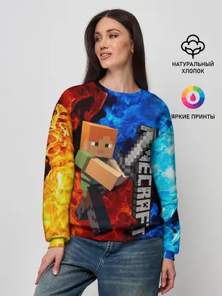 Женский свитшот / MINECRAFT