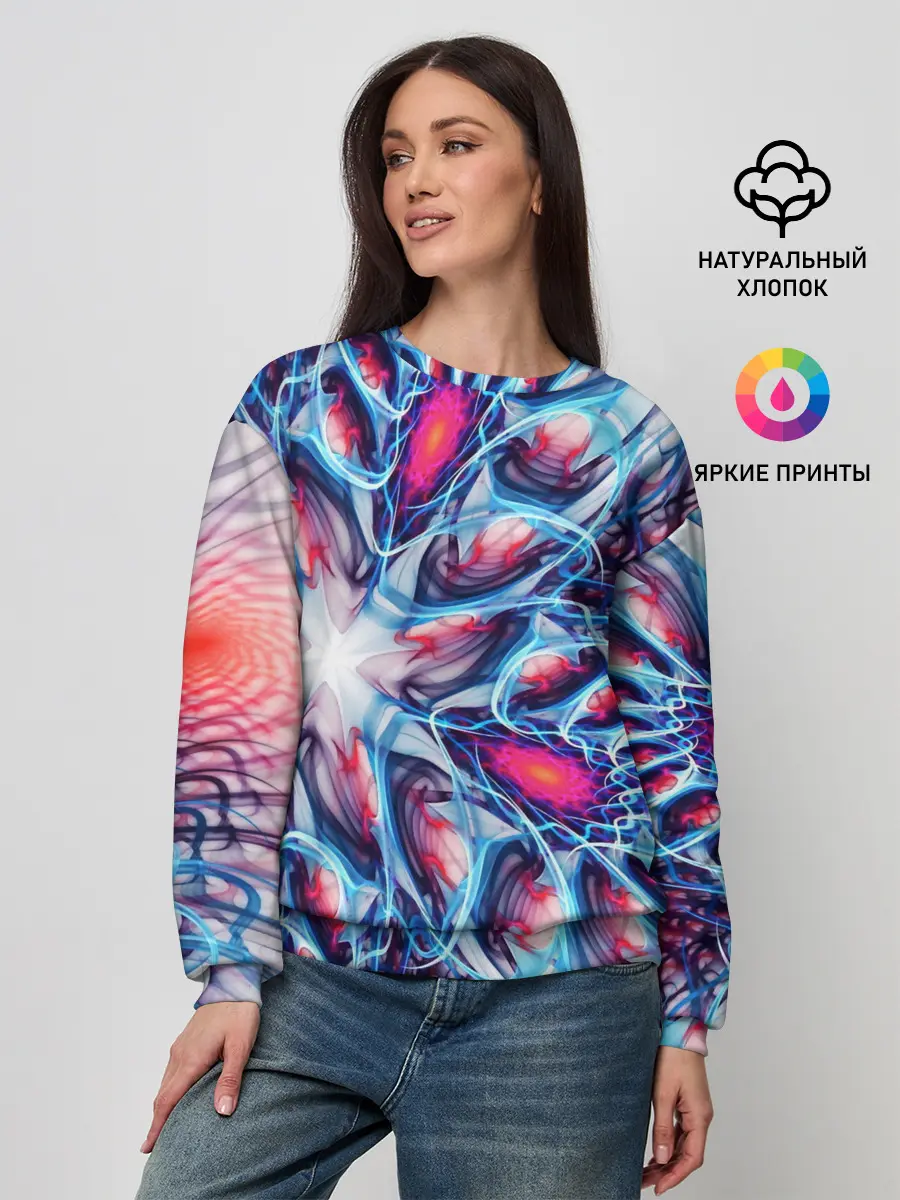 Женский свитшот / ABSTRACTION ILLUSION