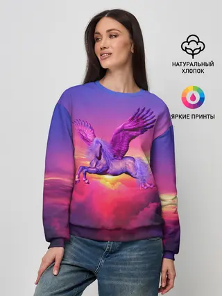 Женский свитшот / Dusk Sky Horse