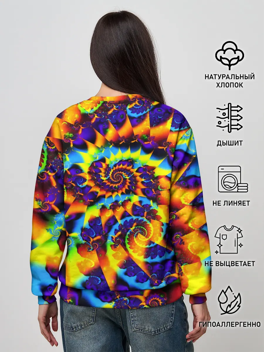 Женский свитшот / TIE-DYE COLOR