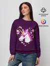 Женский свитшот / Единорог