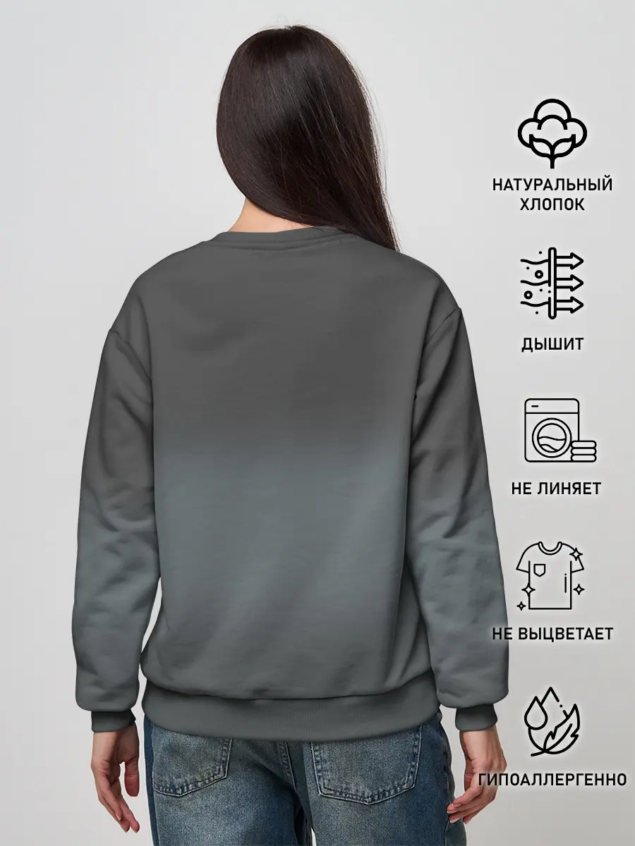 Женский свитшот / КОРГИ ПИЛОТ