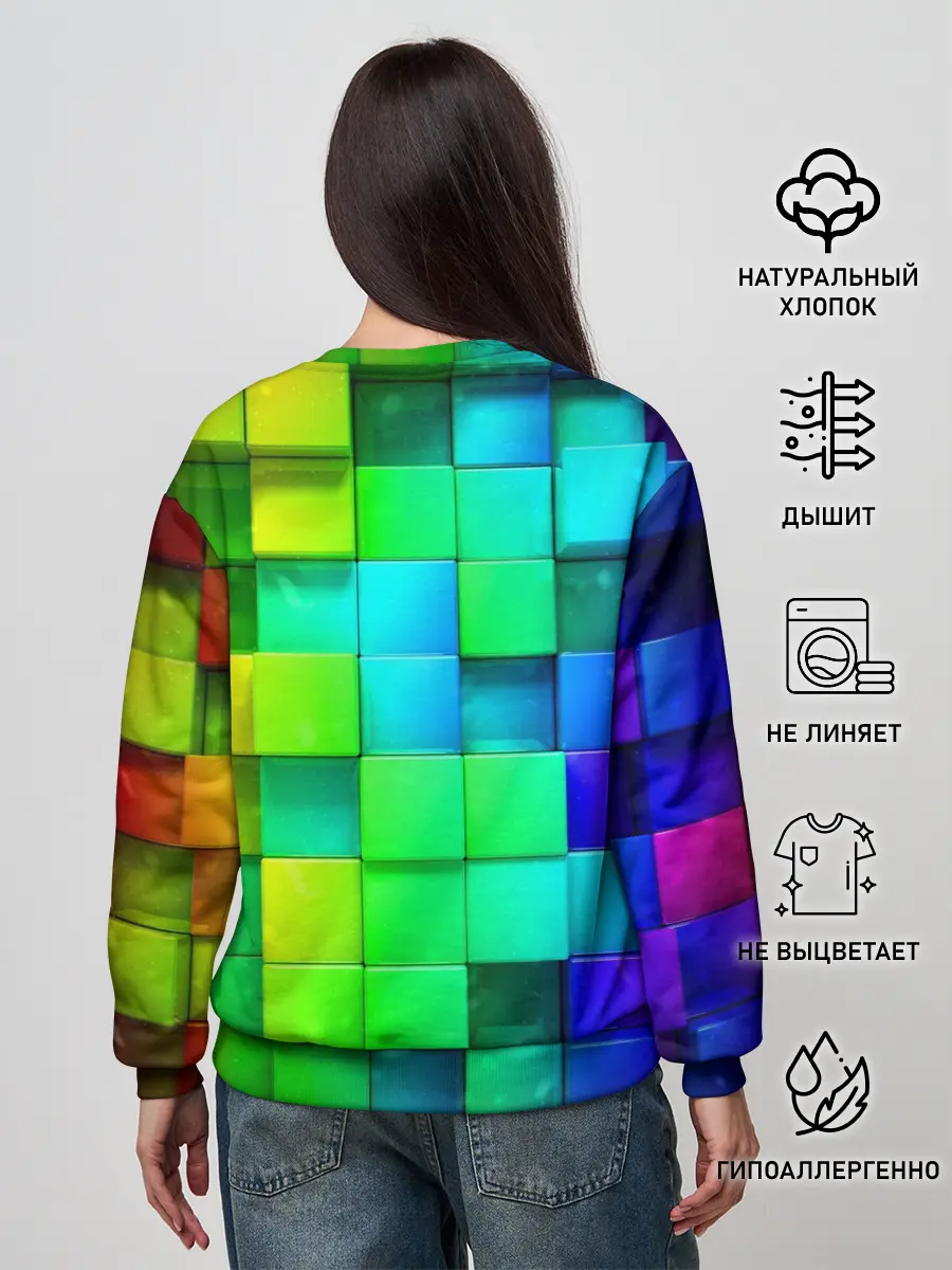 Женский свитшот / Minecraft / Майнкрафт