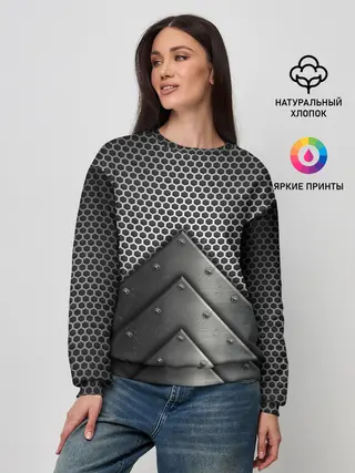 Женский свитшот / Броня металлическая