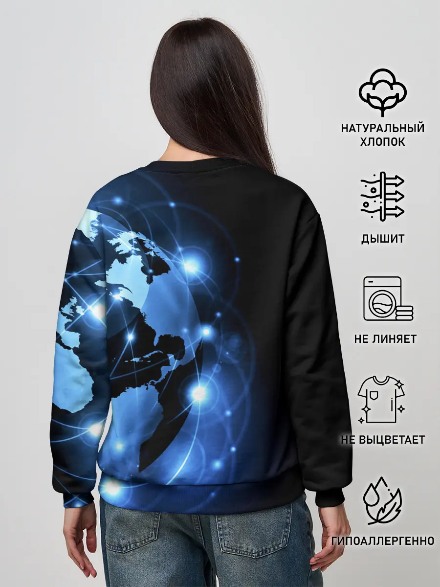 Женский свитшот / Войска связи