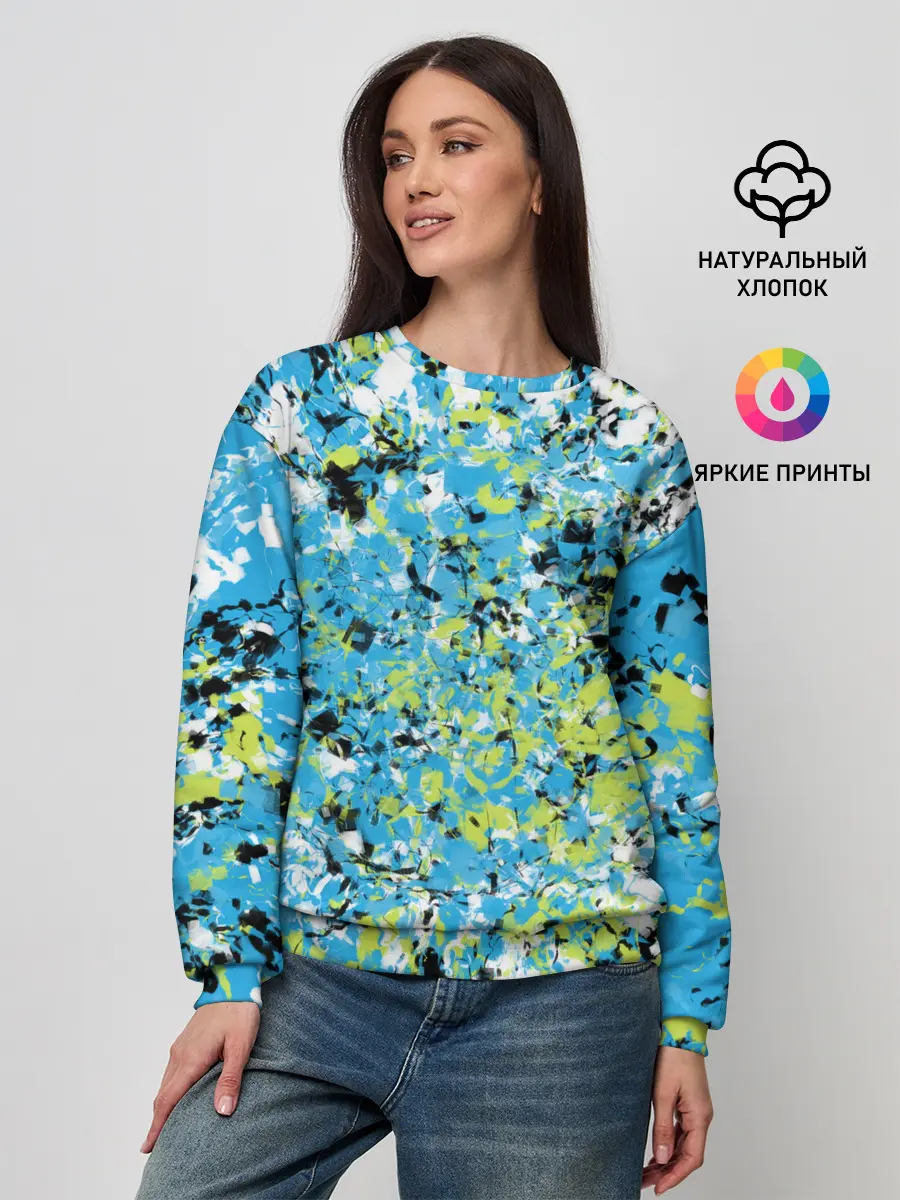 Женский свитшот / Абстракция