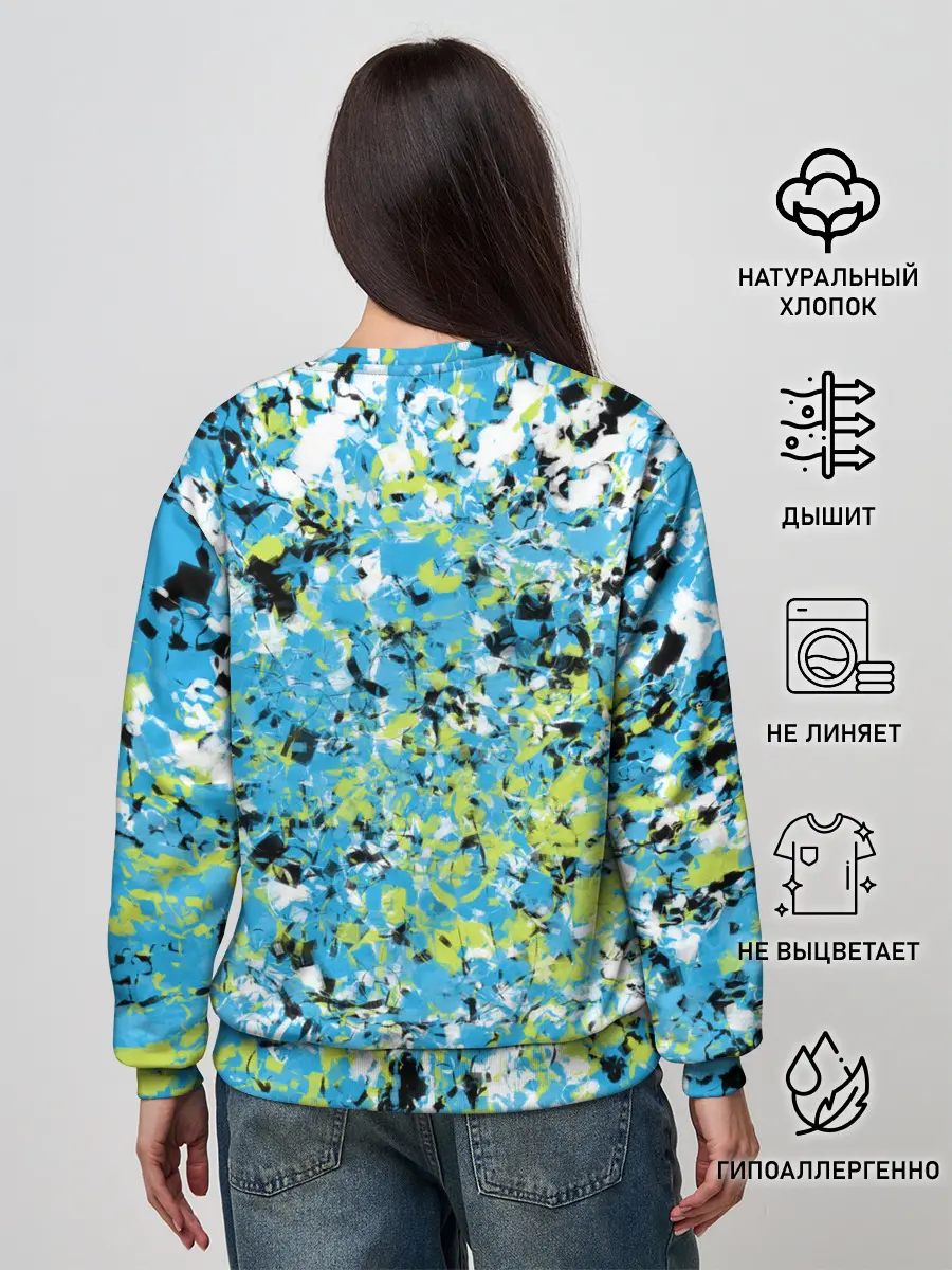 Женский свитшот / Абстракция