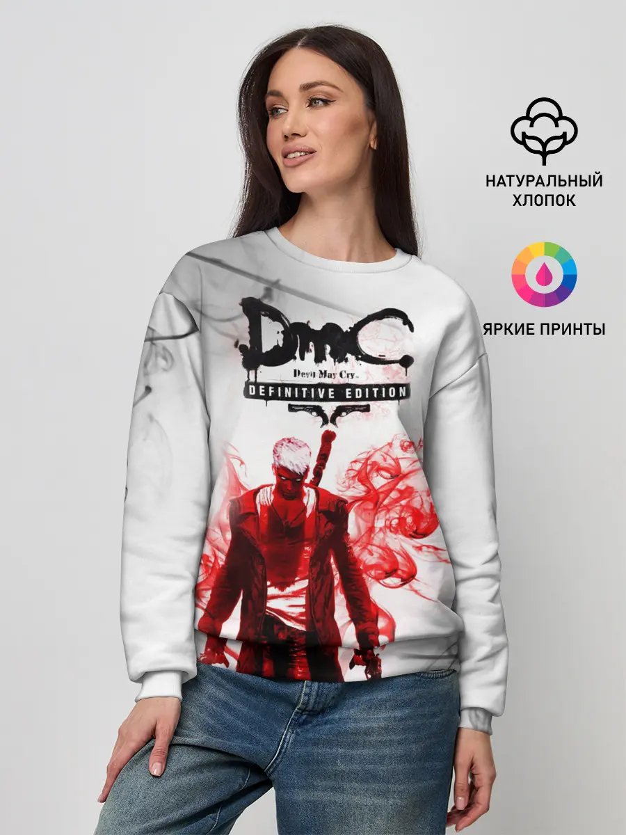 Женский свитшот / devil may cry