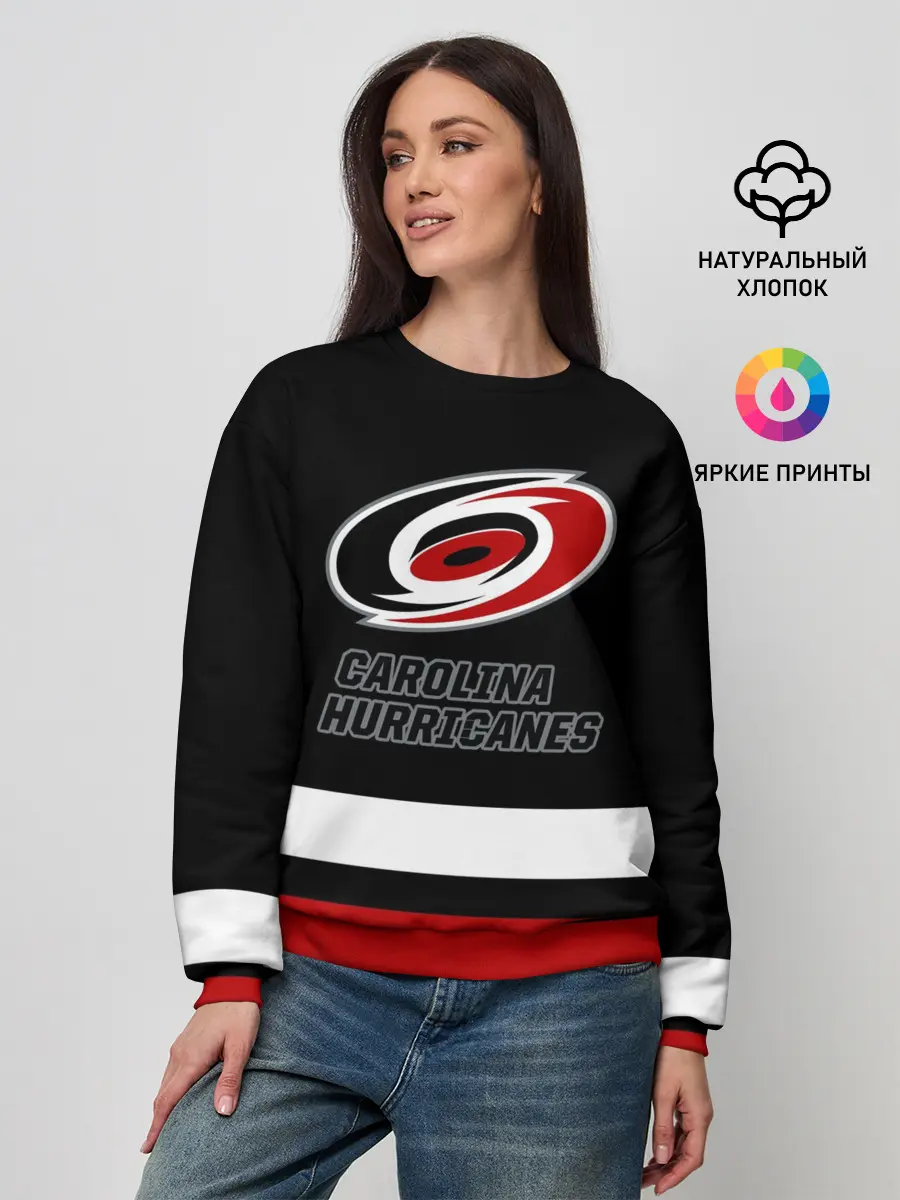 Женский свитшот / Каролина Харрикейнз