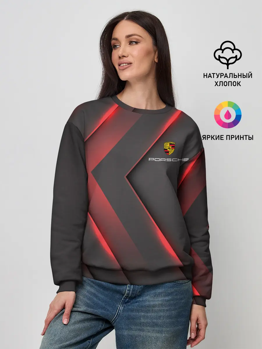 Женский свитшот / PORSCHE | ПОРШЕ