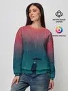 Женский свитшот / Космический Дождь