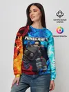 Женский свитшот / Minecraft / Майнкрафт