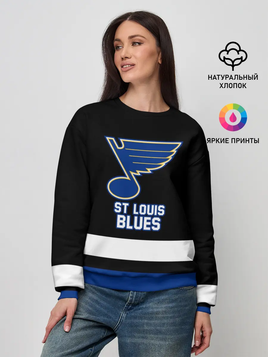 Женский свитшот / Сент-Луис Блюз