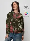 Женский свитшот / Букет роз