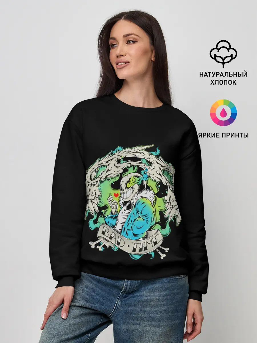 Женский свитшот / Undertale.