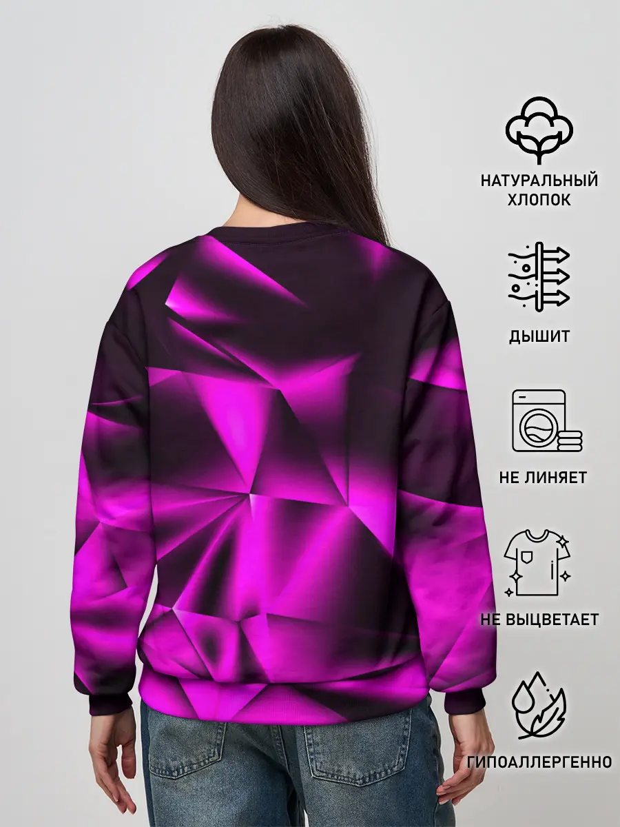 Женский свитшот / НЕОНОВАЯ ТЕКСТУРА