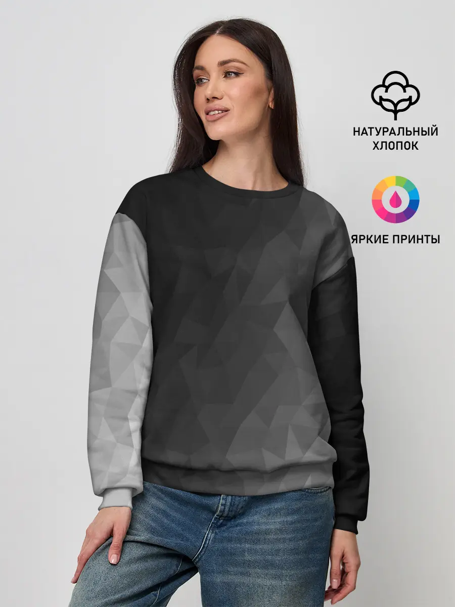 Женский свитшот / Dark abstraction