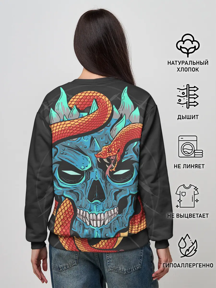 Женский свитшот / Iron Maiden