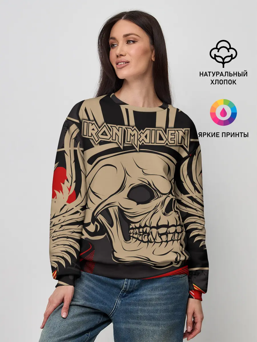 Женский свитшот / Iron Maiden